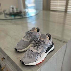 Adidas Nite Joggers in color Grey and size Men’s US 9